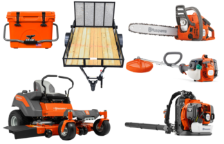 HH408 Fab Zee 54 Bundle Husqvarna Z254F Zero Turn Mower Bundle