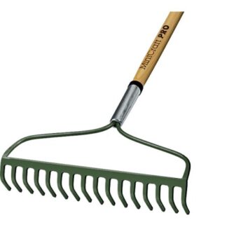 MintCraft 33240 Bow Rake With Handle, 16 Tine, 60 in Handle