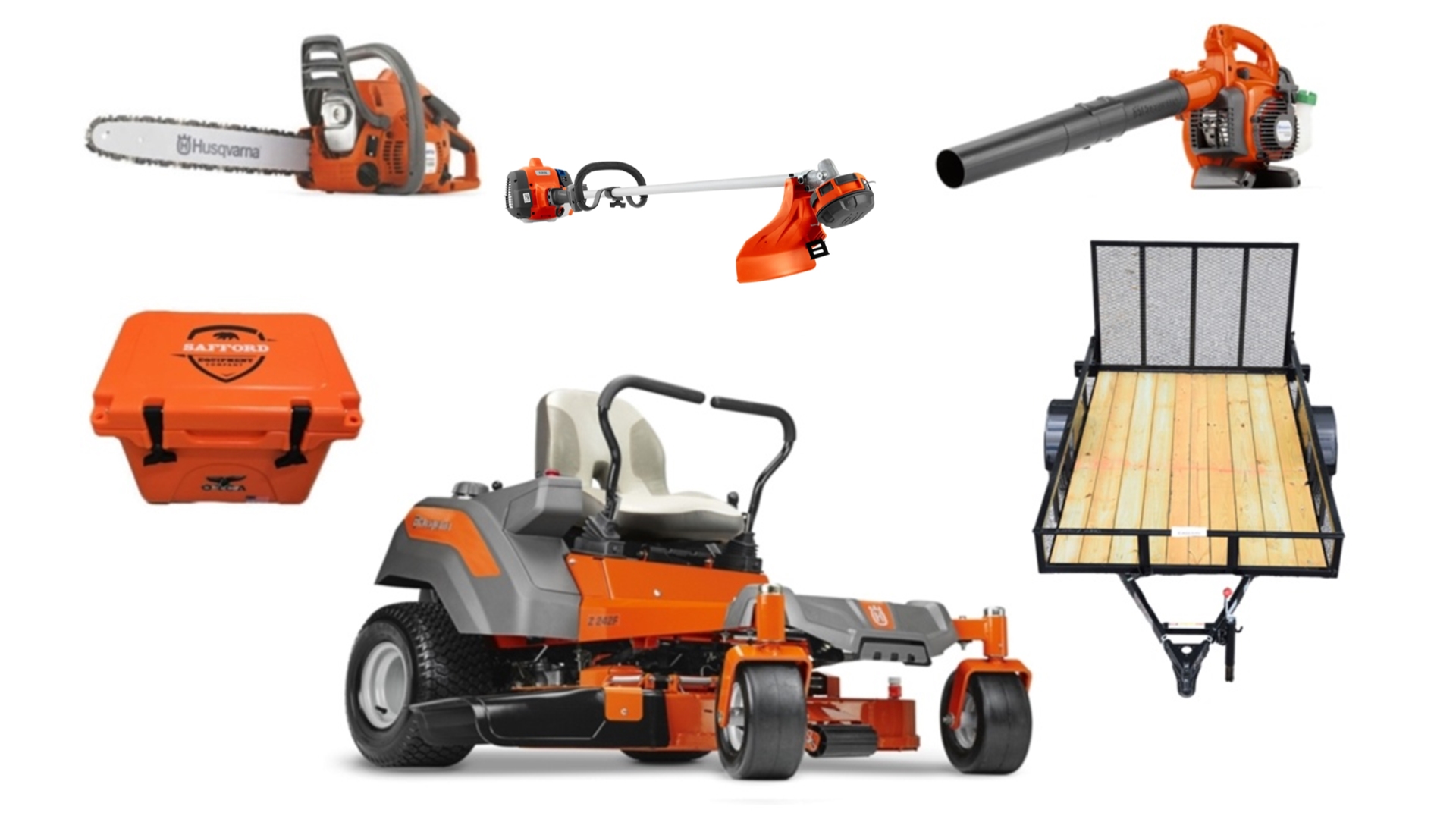 ZZAW C2 / SF600 / NH-U9S / NF-A12 2個 セット HH463 Husqvarna Mower Bundle - Z242F Zero Turn 125B Blower 122L