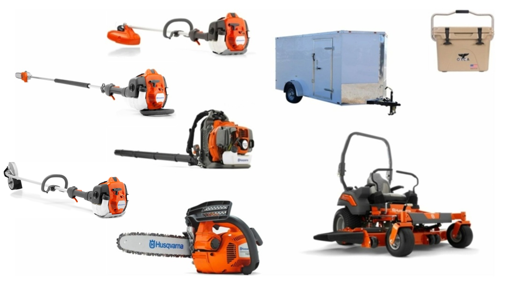 HH519 Husqvarna Mower Bundle - Z460 Zero Turn 560BTS Blower 7x12