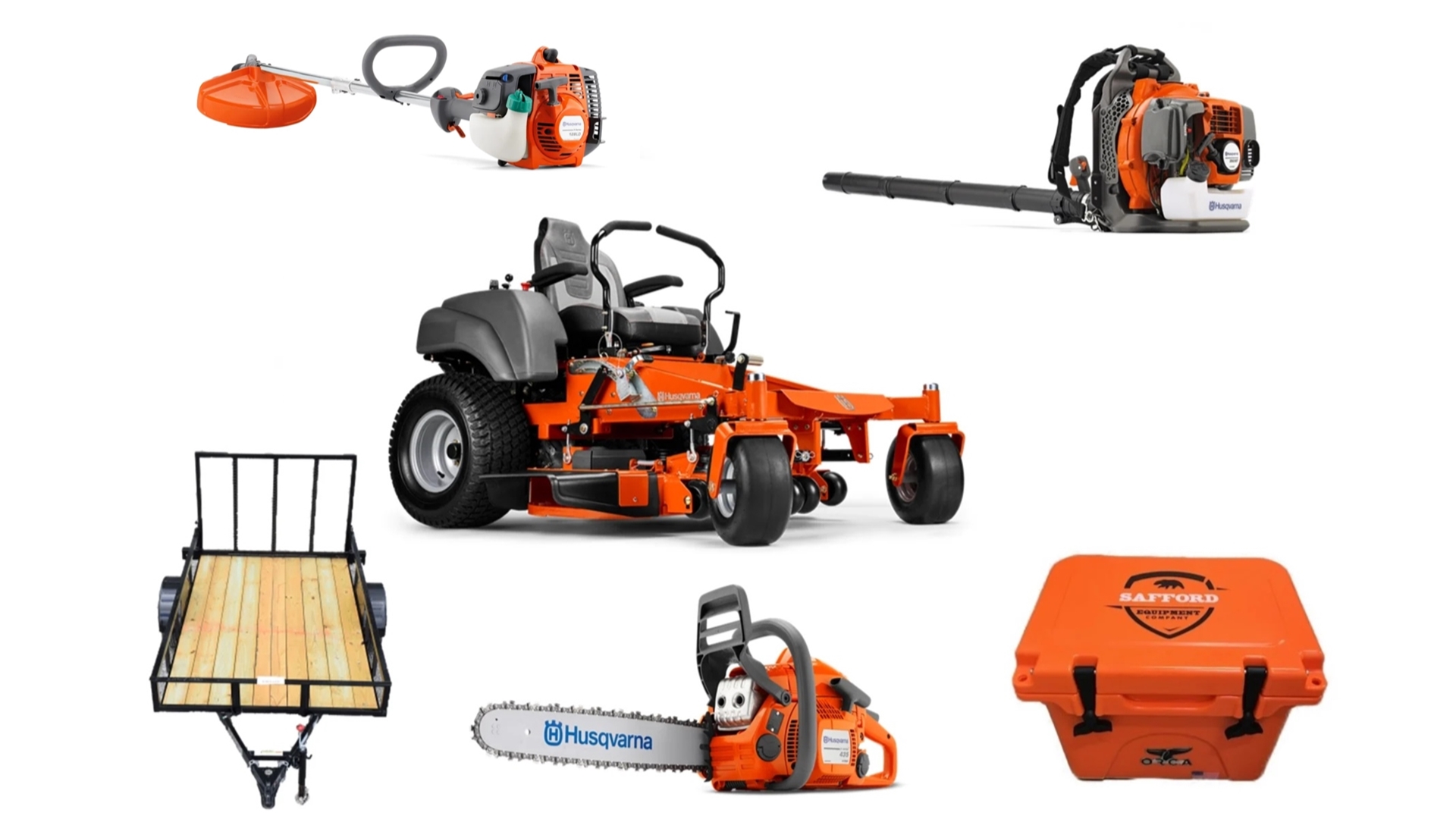 HH4150 Husqvarna Mower Bundle - MZ48 Zero Turn 350BT Blower