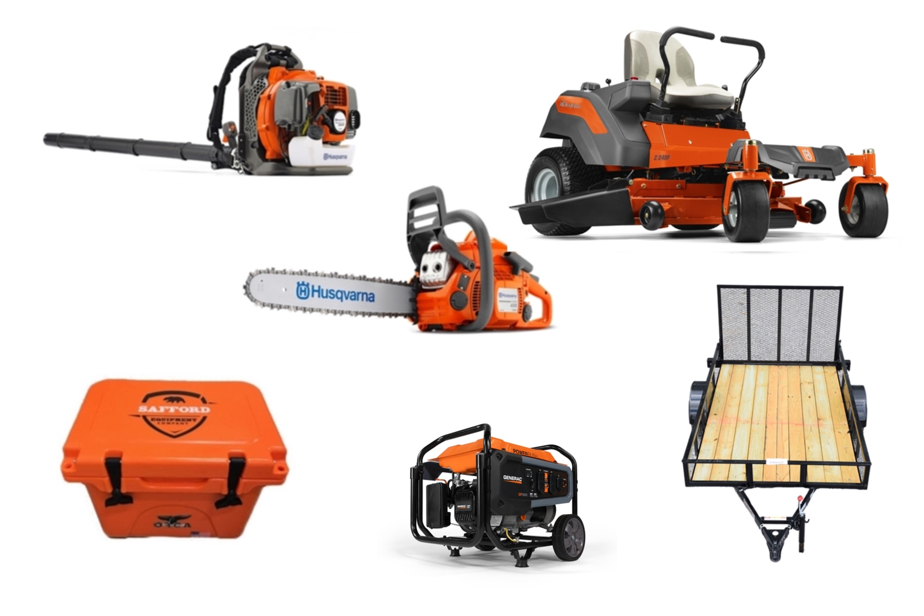 HH4148 Husqvarna Mower Bundle - Z248F Zero Turn 120 II