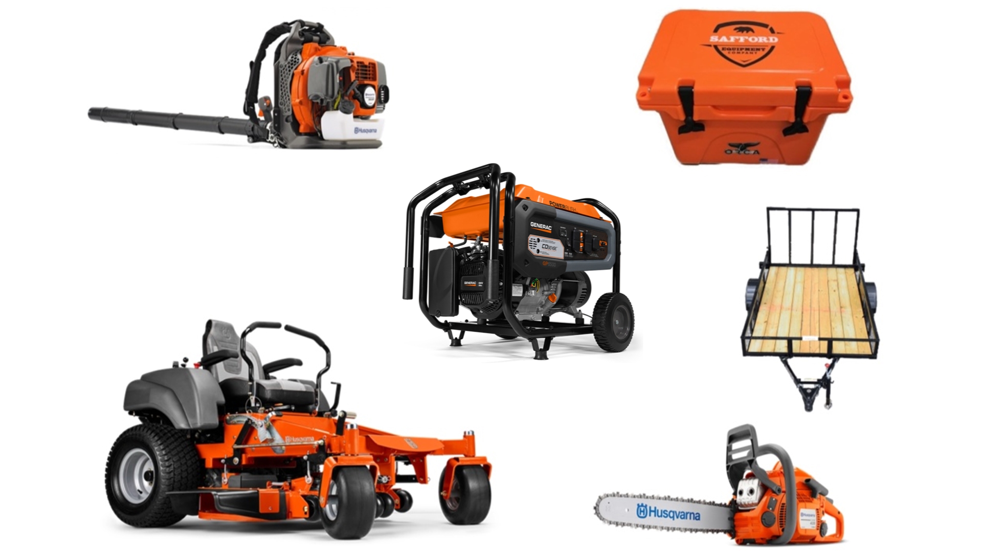 HH4147 Husqvarna Mower Bundle - MZ 54 Zero Turn 120 II Chainsaw