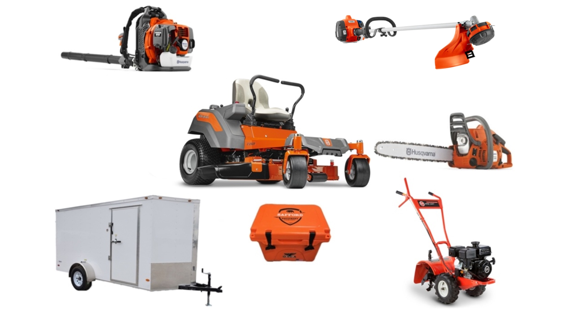 HH4171 Husqvarna Mower Bundle - Z242F Zero Turn 150BT Blower
