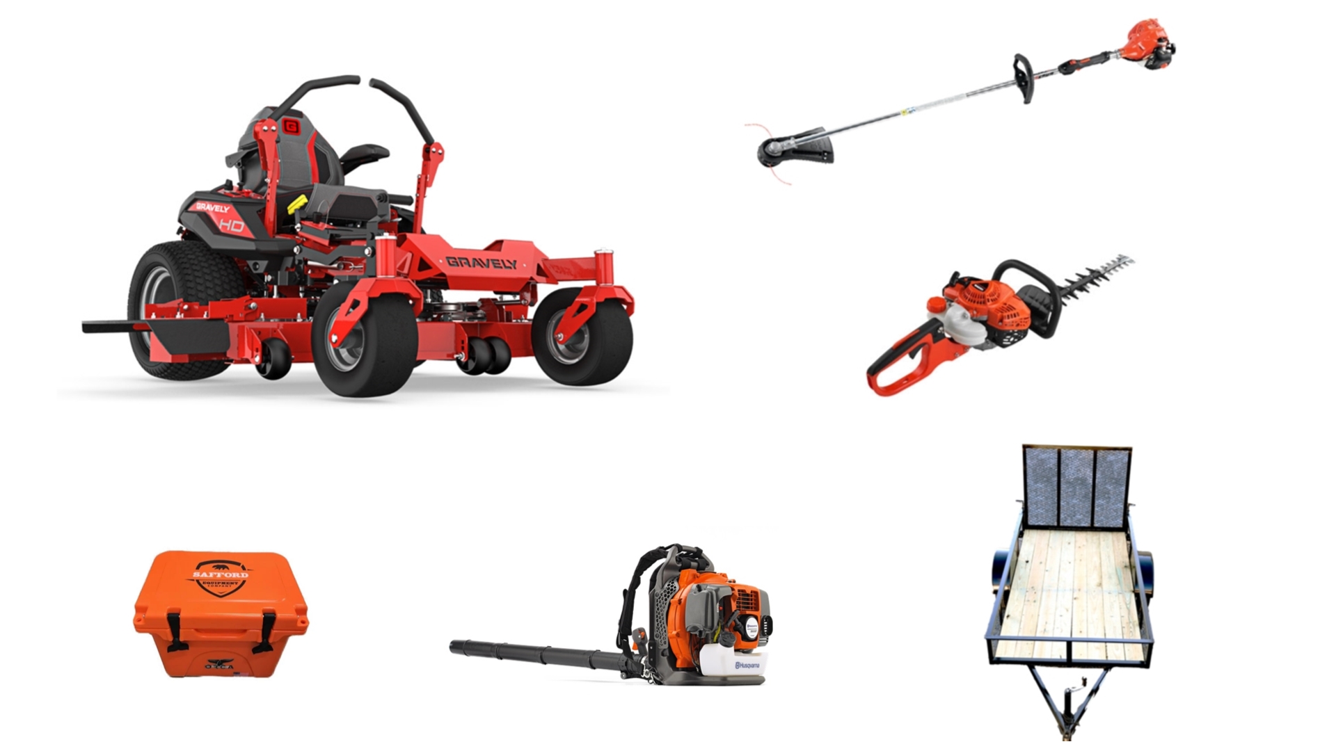 GE4208 Gravely Mower Bundle - ZT HD 44 Zero Turn 350BT