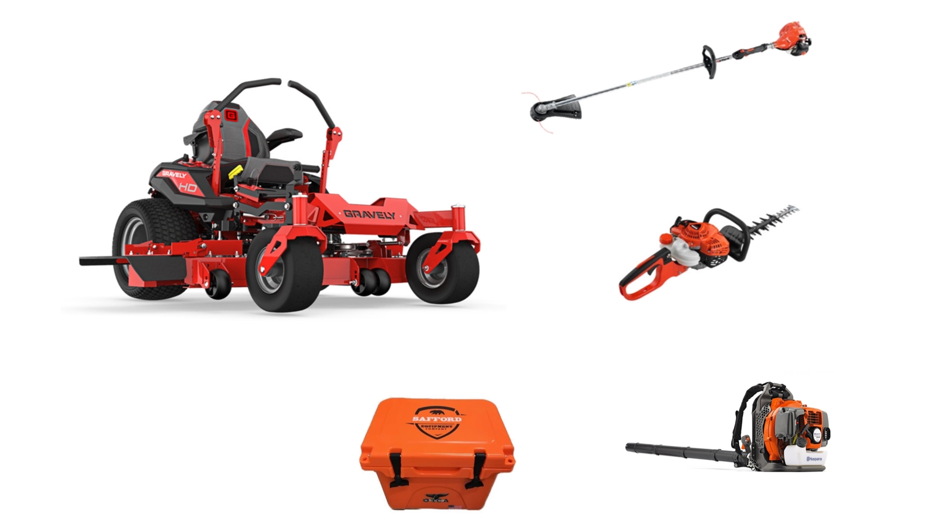GE4210 Gravely Mower Bundle - ZT HD 44 Zero Turn 350BT