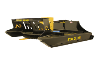 Construction Attachments 60" Skid Steer Rotary Brush Cutter #1BCSS60T