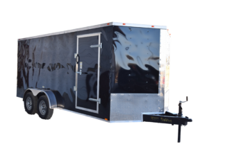 Cynergy 7x16 Enclosed Trailer Black