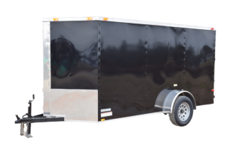 Cynergy 7x12 Enclosed Trailer SA Black