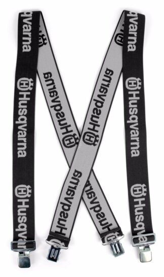 Husqvarna Clip Suspenders Gray OEM #596297801