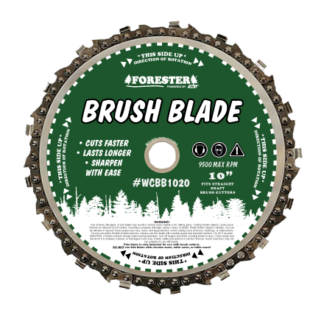 Forester 10" Brush Blade Full Chain #WCBB1020