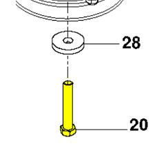 Husqvarna Clutch Bolt OEM #581332806