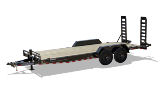 LT605 Load Trail 7X20 Car Hauler 14K W/ Fold Ramps
