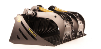 Construction Attachments 73" Xtreme Duty Skeleton Grapple Bucket