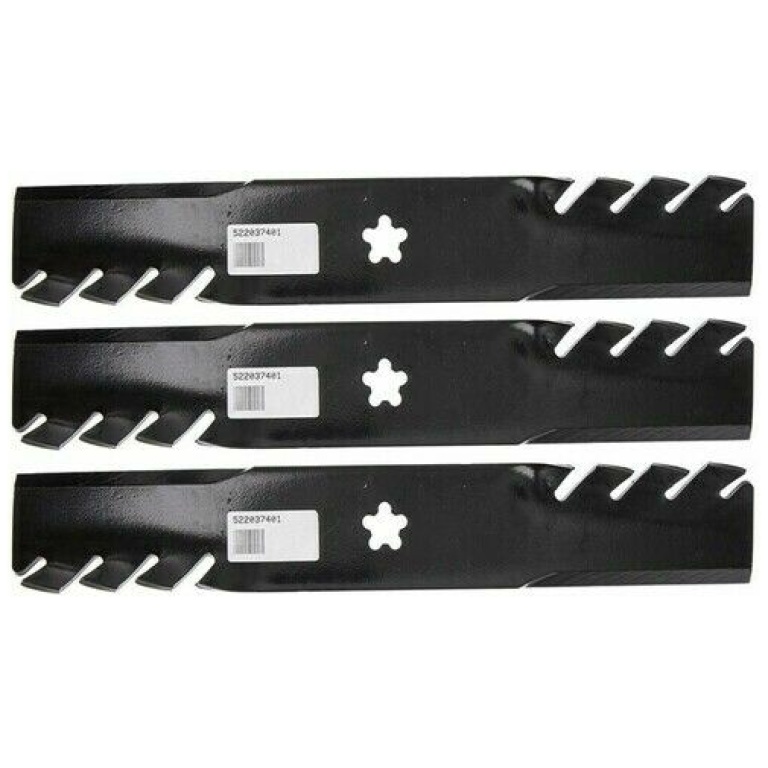 Husqvarna Mower Blades 48" (Set of 3) OEM 522037401 Safford