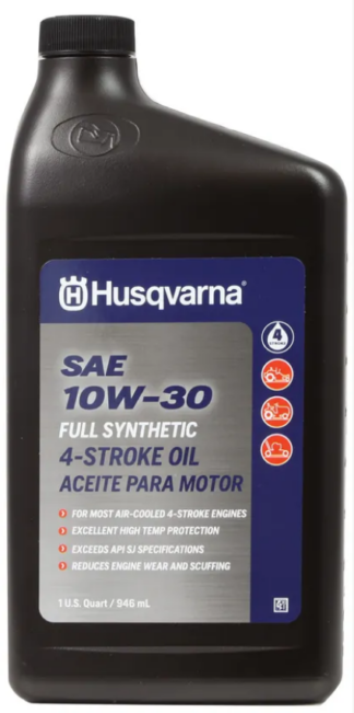 Husqvarna 4-Stroke SAE 30 Engine Oil 1-QT Case/12 #593153502