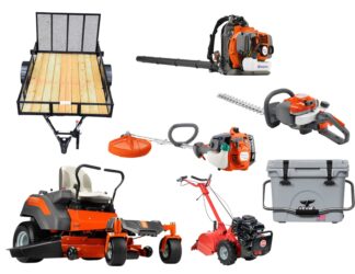 HH4248 Husqvarna Mower Bundle - Z248F Zero Turn 350BT Blower TW19118DMN Tiller