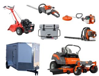 HH4253 Husqvarna Mower Bundle - Z254F Zero Turn 350BT Blower TW19118BMN Tiller