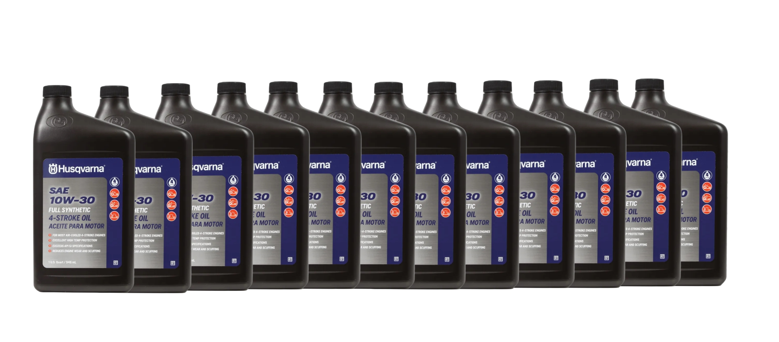 Husqvarna 4-Stroke Full Synthetic 10W30 Engine Oil 1-QT Case/12 #593153501 Husqvarna 4-Stroke Full Synthetic 10W30 Engine Oil 1-QT Case/12 #593153501