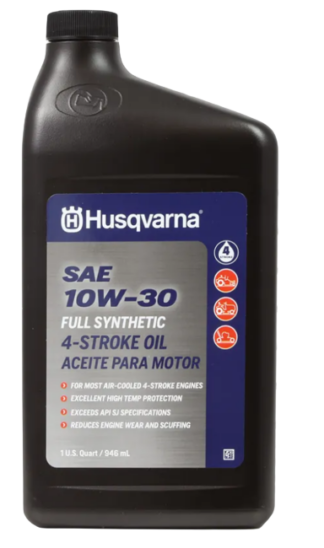 Husqvarna 4-Stroke Full Synthetic 10W30 Engine Oil 1-QT #593153501