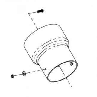 DR Power Deck Boot Adapter 6" to 8" OEM #351571
