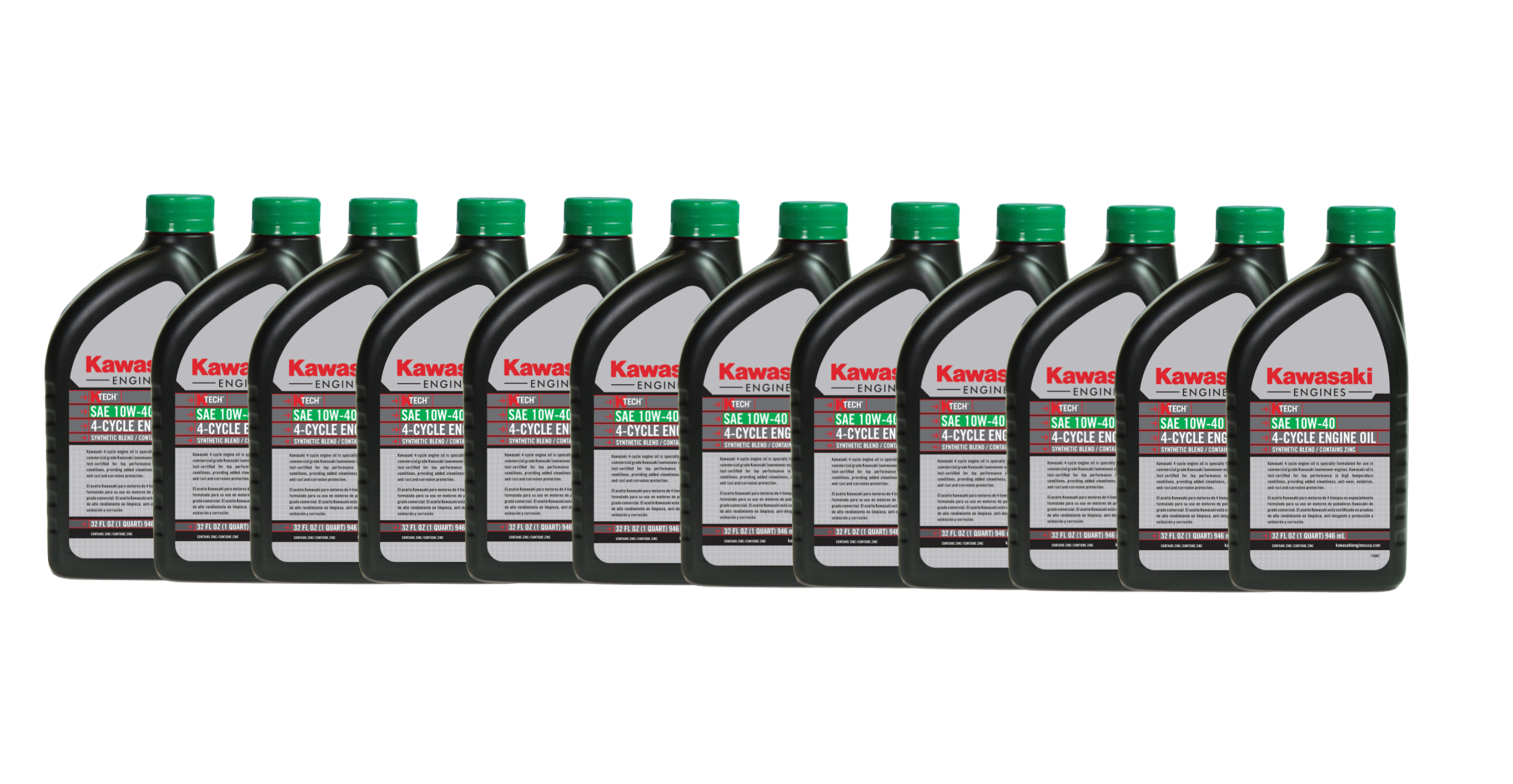 Kawasaki SAE 10W40 Engine Oil 12Ct. #99969-6296 Kawasaki SAE 10W40 Engine Oil 12Ct. #99969-6296