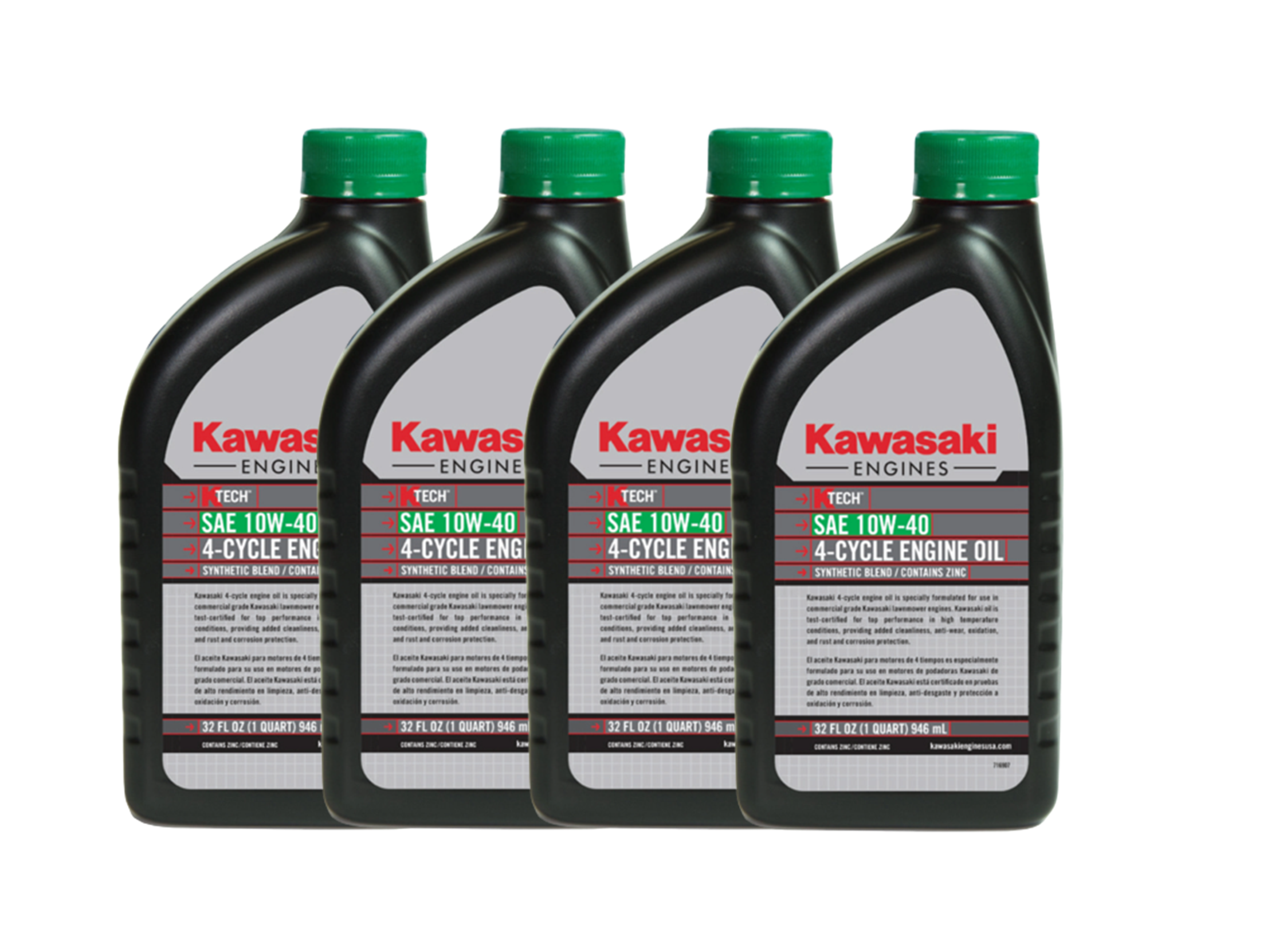 Kawasaki SAE 10W40 Engine Oil 4Ct. #99969-6296 Kawasaki SAE 10W40 Engine Oil 4Ct. #99969-6296