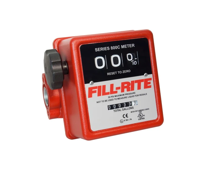 Fill-Rite 3/4" Mechanical Flow Meter #807C Fill-Rite 3/4" Mechanical Flow Meter #807C