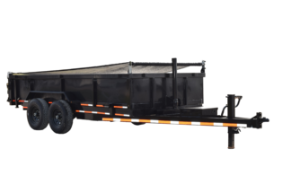 CA805 Caliber 7x16 Dump Trailer 14K Telescope Lift