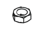 Ariens/Gravely Jam Nut 1/2-13 OEM #06500911