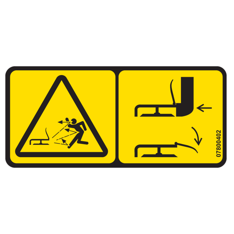 Ariens/Gravely Safety Deck Guard Decal OEM #07800402 | Safford
