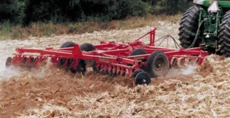 Tufline TW6 Series 10'6" Tandem Wheel Disc Harrow W/ Roller Basket #TW692824