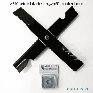 Ballard X-Blade Adapter Kit 2-1/2"W X 15/16 Center Hole 3-PK (1 Mower) #XBE-1