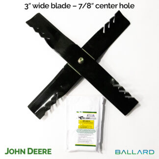 Ballard X-Blade Adapter Kit 3" W X 15/16" Center Hole 3-PK (1 Mower) #XBJD-1