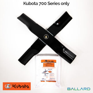 Ballard X-Blade Adapter Kit 2-1/2" W X 1-1/8" Center Hole 3-PK (1 Mower) #XBKUB-1