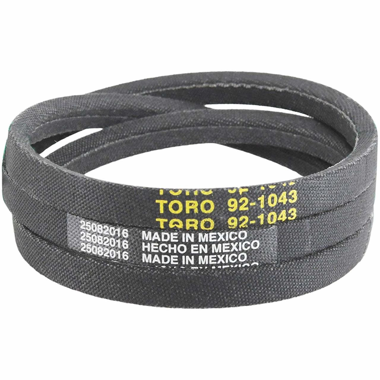 Toro Lawn Mower Belt OEM #92-1043 Toro Lawn Mower Belt OEM #92-1043