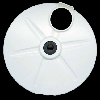 Toro White Wheel Cover Assembly OEM #127-6840