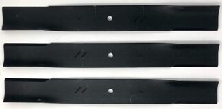 Toro Mower Blades 62" Black (set of 3) OEM #44-6250-03