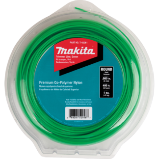 Makita Green Round Trimmer Line .080x400' #T-03361