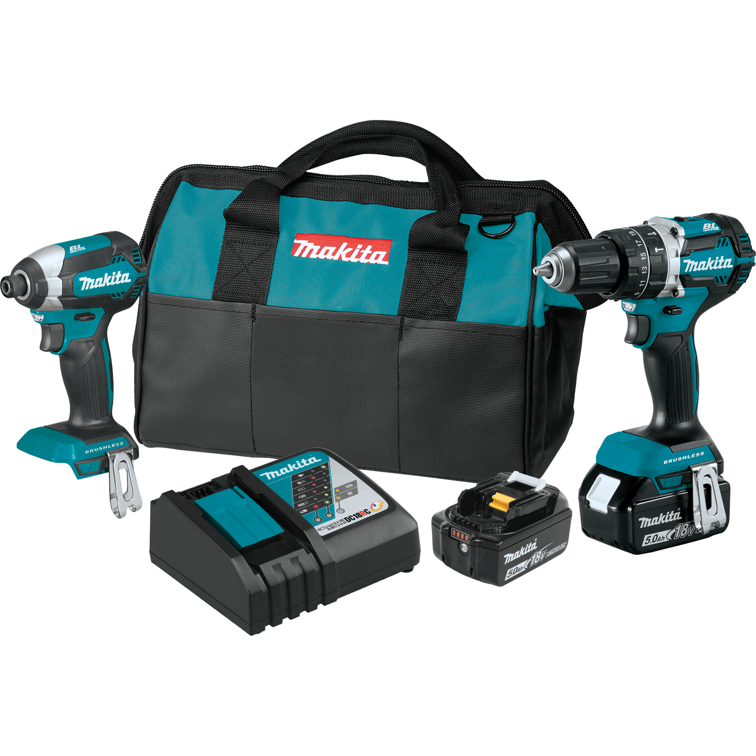 Makita 18V LXT Brushless 2PC Combo Kit #XT269T Makita 18V LXT Brushless 2PC Combo Kit #XT269T