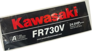 Kawasaki Brand Label FR730V W/ HP OEM #56080-0023