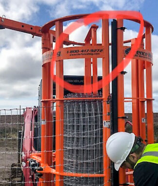 EZG Woven Wire Gate Clamp Stretcher Assembly