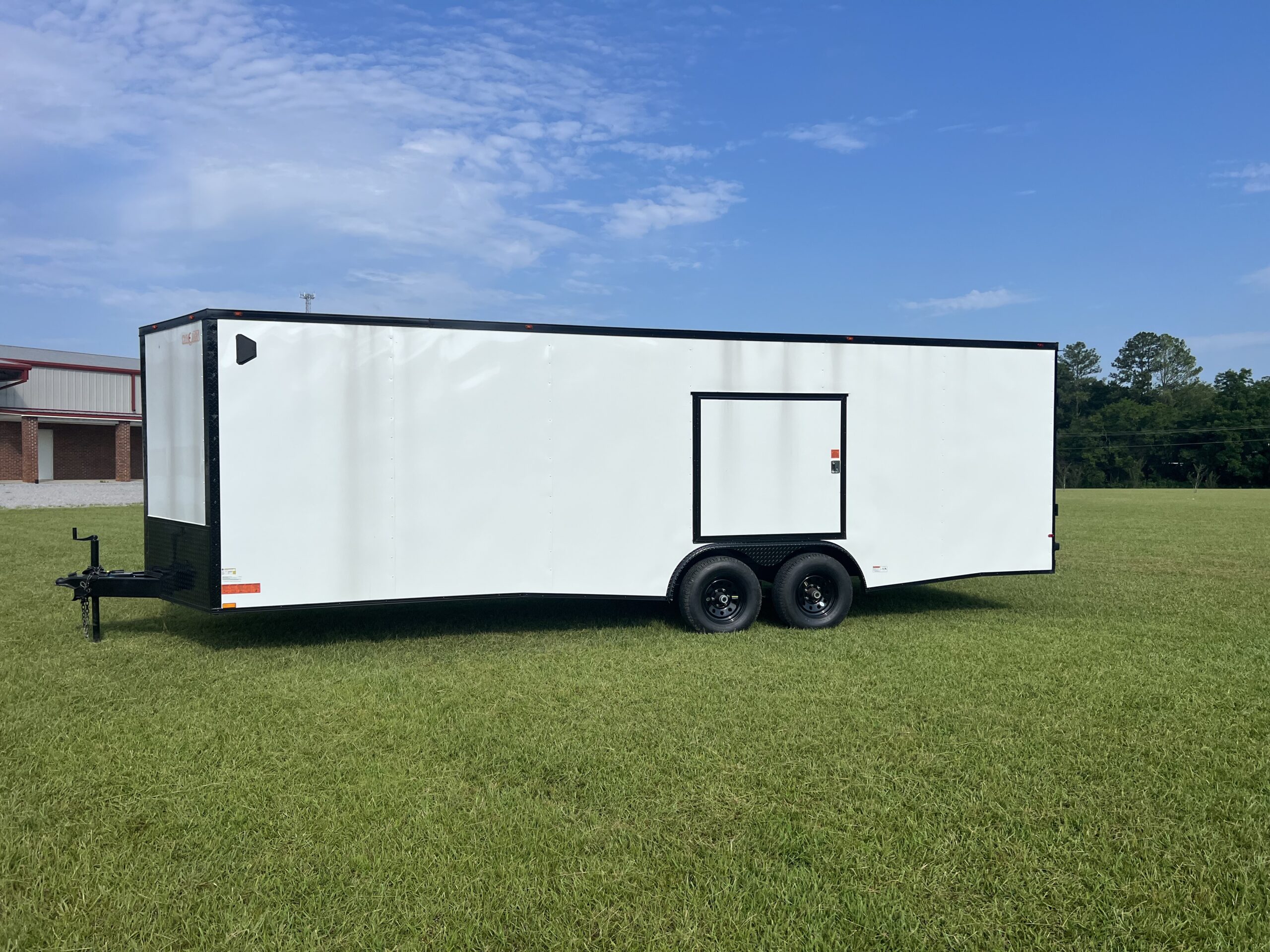 CY701 Cynergy 8.5x24 Enclosed Car Hauler 10K White Blackout CY701 Cynergy 8.5x24 Enclosed Car Hauler 10K White Blackout