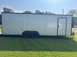 CY700 Cynergy 8.5x24 Enclosed Car Hauler 10K Silver Blackout