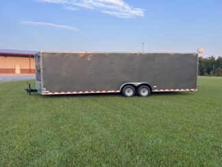 CY702 Cynergy 8.5x28 Enclosed Car Hauler 10K Charcoal Gray