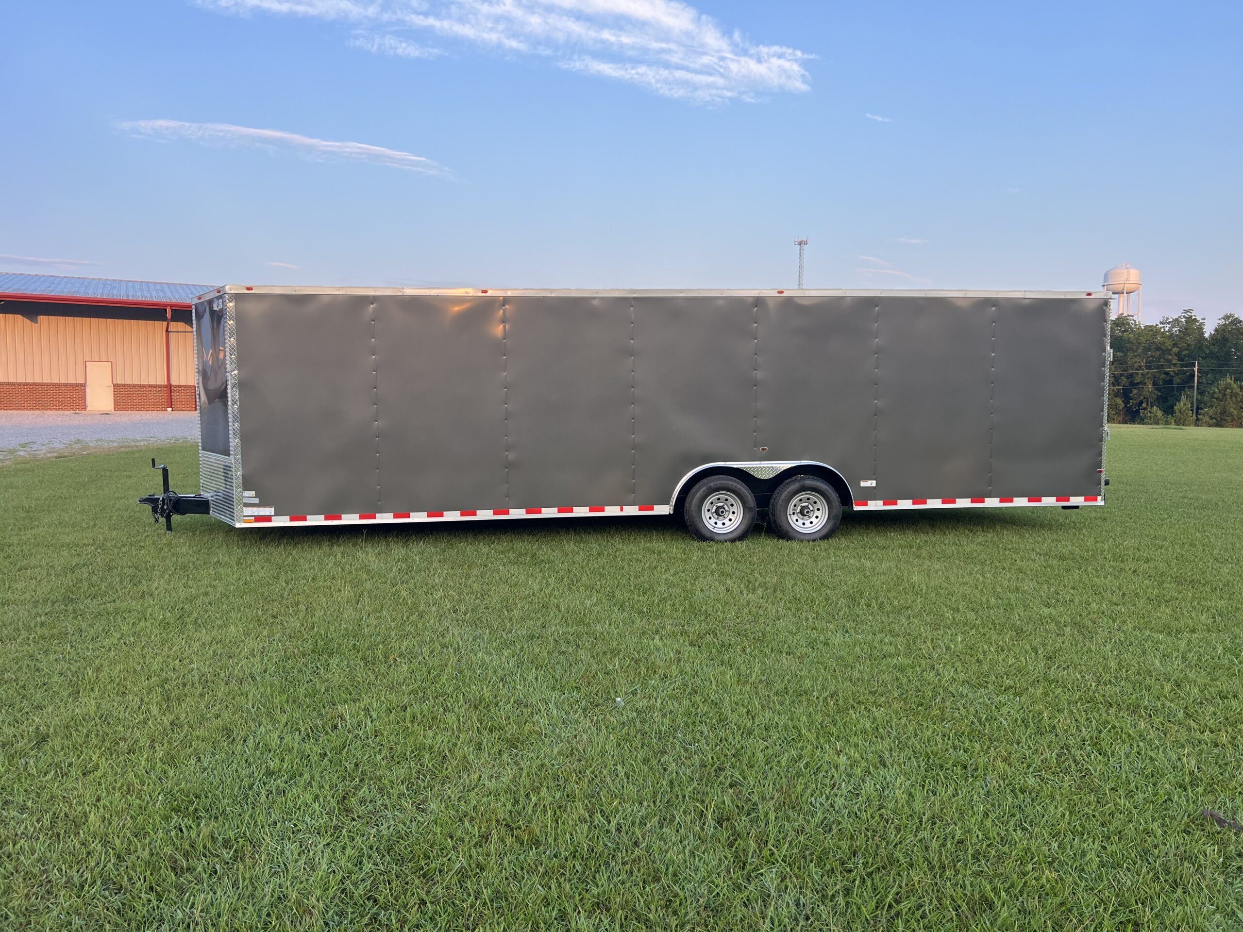 CY702 Cynergy 8.5x28 Enclosed Car Hauler 10K Charcoal Gray