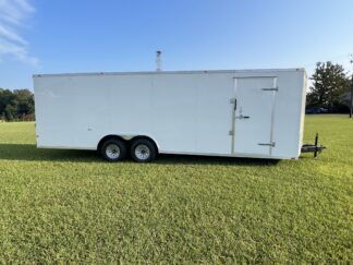 CY704 Cynergy 8.5x24 Enclosed Car Hauler 10K White