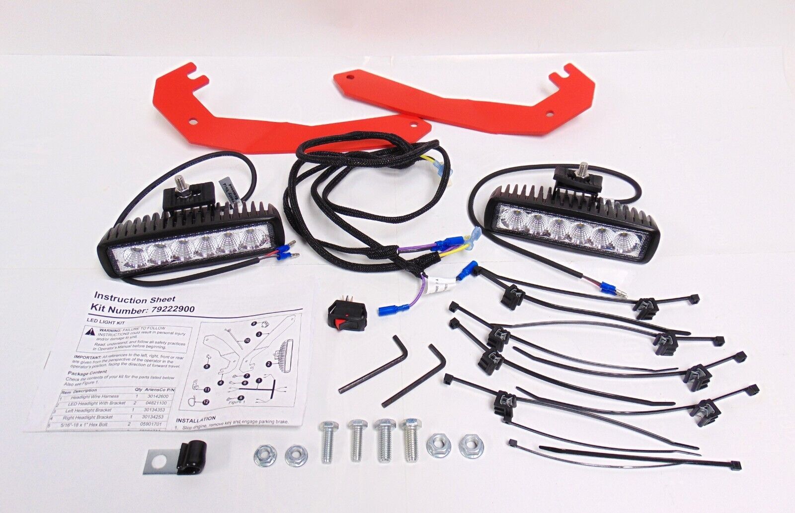 Gravely Pro Turn 300/500 LED Light Kit OEM #79222900 | Safford