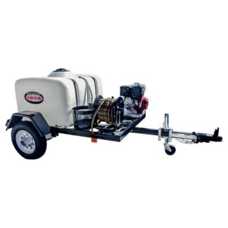 Simpson Professional 4200PSI(Gas-Coldwater) Pressure Washer Trailer W/ CAT Pump+Honda GX390 Engine