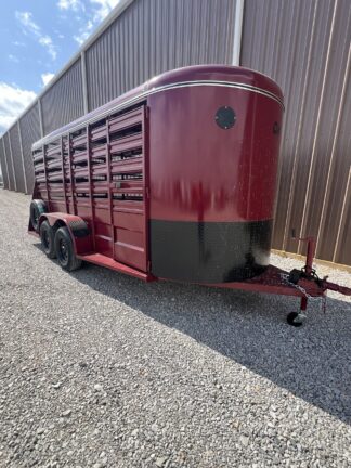 CW902 Circle W 6'x16' Bumper Pull Livestock Trailer